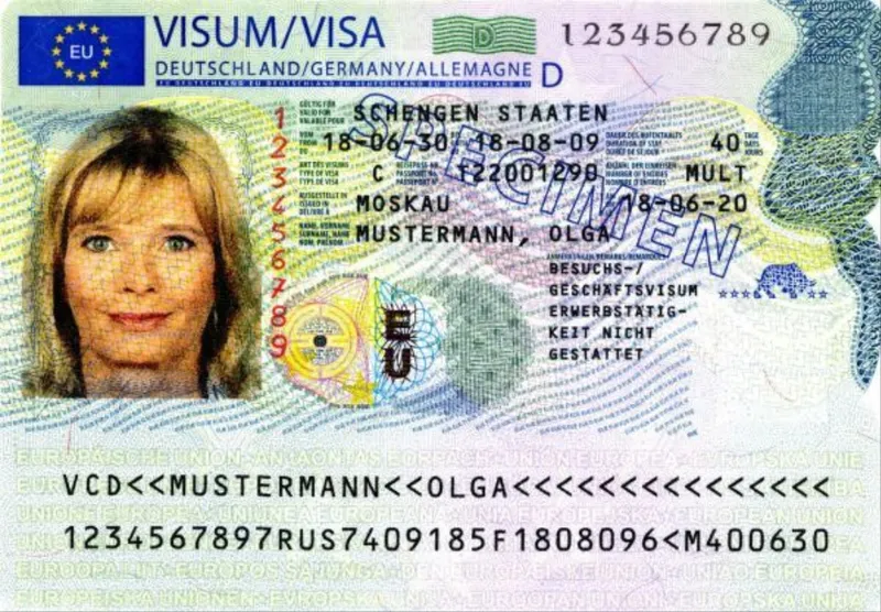 Schengen Visa Image